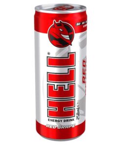 HELL STRONG Red Grape Carbonated Energy Drink 250 ml