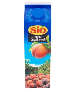 Sió Peach drink with pulp (Rostos őszibaracklé) 20% 1 l