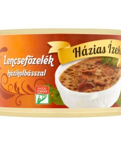 Házias Ízek Dish of Lentils with Sausage (Lencsefőzelék házikolbásszal) 400 g