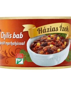 Házias Ízek Chili Bean with Minced Beef (chilis bab darált marhahússal) 400 g