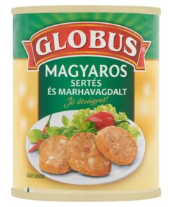 Globus Hungarian Style Minced Pork and Beef Meat (Magyaros sertés és marhavagdalt) 130 g
