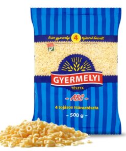 Gyermelyi ABC Dry Pasta with 4 Eggs (ABC betűtészta) 500 g