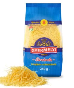 Gyermelyi Angel Hair Dry Pasta with 8 Eggs (Cérnácska) 250 g