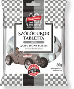 Házisweets Dextrose tablets, unflavoured (Natúr szőlőcukor) 80 g