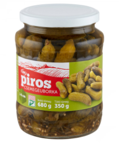 Pickled Gherkins (csemege uborka), 3-6 cm 680g / 350g Cibus or other brand