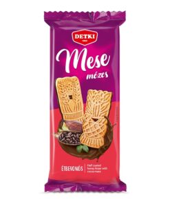 Mese Honey Linzer Semi Covered with Cocoa Mass (Mese mézes linzer étcsokis), Detki 180 g