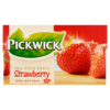 Strawberry flavoured black tea (Eperízű fekete tea) 20 x 1,5 g Pickwick