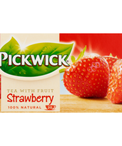 Strawberry flavoured black tea (Eperízű fekete tea) 20 x 1,5 g Pickwick