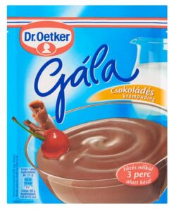 Gála Chocolate Flavoured Cream Pudding Powder (csokoládéízű krémpudingpor) 104 g Dr. Oetker