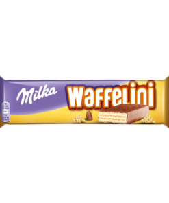 Milka Waffelini, Alpine Milk Chocolate Covered Wafer Filled with Milk Cream (Milka Waffelini, TEJES) 31 g