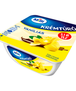 Creamy Cottage Cheese Dessert vanilla flavoured (VANILIA krémtúró) 90 g Milli 17/12