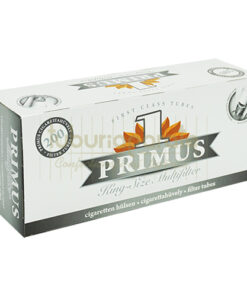 Cigarette Tube with Active Charcoal Filter (Cigarettahüvely aktív szenes szűrővel) 200 pcs, Primus