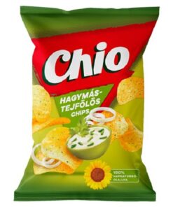 Chio sour cream and onion crisps (hagymás-tejfölös chips) 60g