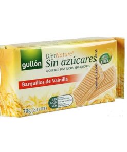 Zero Sugar Free Vanilla Wafer with Sweeteners (Cukormentes nápolyi, vaníliás), Gullón 60 g