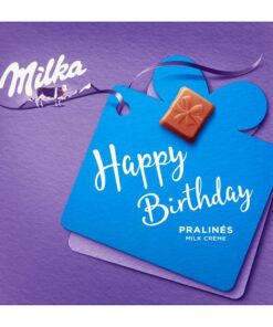 Happy Birthday Milk Chocolate Dessert (Születésnapi Tejcsokoládés praliné) 110 g Milka
