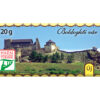 Milk chocolate bar with castle picture packaging (Vársorozat tejcsokoládé) 20 g Szerencsi