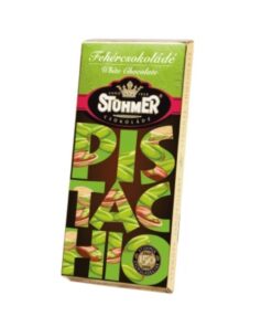 Stühmer, Pistachio Cream White Chocolate (Pisztácia krémmel töltött fehér csokoládé) 100 g