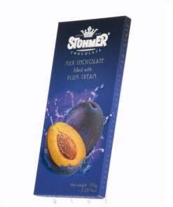 Stühmer, Plum Cream Milk Chocolate (Szilvás krémmel töltött tejcsokoládé) 100 g