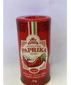 Ground paprika hot in gift box (Őrölt paprika csípős ajándékdobozban) 70g