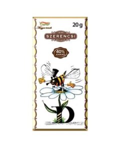 Milk chocolate bar Animal ABC packaging (Állat ABC tejcsokoládé) 20 g Szerencsi
