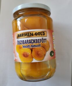 Peach compote (őszibarack befőtt) 700 g /365 g Parmen Gold