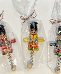 Wine opener 1 pc (wooden, hand-painted) /Dugóhúzó 1 db/ random colors