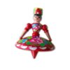 Teetotum doll 1 pc(wooden, hand-painted) /Pörgettyű játékbaba 1 db/ random colors