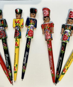 Ballpoint pen 1 pc (wooden, hand-painted) /Golyóstoll 1 db/ random color
