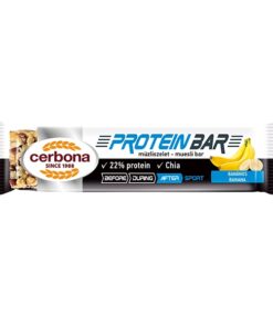 Banana flavoured protein muesli bar (banán ízű protein müzliszelet) 35 g Cerbona
