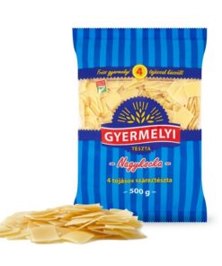 Gyermelyi Large Squares Dry Pasta with 4 Eggs (Nagykocka) 500 g