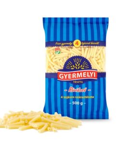 Gyermelyi Short Macaroni Dry Pasta with 4 Eggs (Rövidcső) 500 g