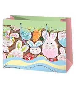 Easter gift bag – Easter eggs & bunny (Ajándéktasak)