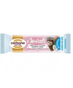 Cerbona Chocolate-coconut muesli bar (csokis-kókuszos müzliszelet) 20 g