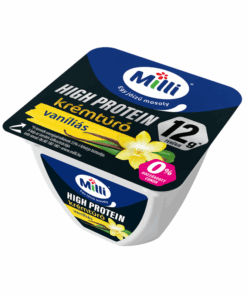 Creamy Cottage Cheese Dessert with Protein - vanilla flavoured (Proteines VANILIA krémtúró) 150 g Milli 16/12
