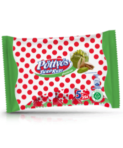 Pöttyös Pistachio Cream Dark Chocolate Covered Cottage Cheese Dessert (Túró Rudi PISZTÁCIÁS, kakaós étbevonattal) 5 x 35 g (175 g) exp 17/12