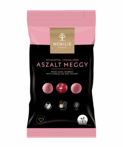 Nobilis Sour cherry, yoghurt and white chocolate coated (Meggy drazsé, joghurt-fehércsokoládés) 100 g