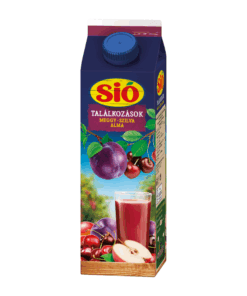 Sió Sour cherry-plum-apple drink (Meggy-szilva-alma) 25% 1 l