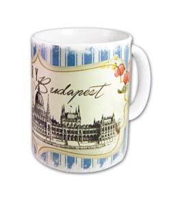Coffee / Tea mug - Parlament Budapest Blue