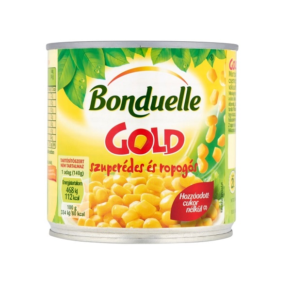 Bonduelle GOLD sweet-corn in can (Morzsolt csemegekukorica) 340g/285g