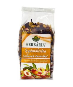 Herbaria Fruit tea with peach pulp (Gyümölcstea őszibarack darabokkal, fóliás) 120g