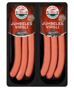 Crunchy Franfurters (Juhbeles virsli) 2x200g Privat Hus