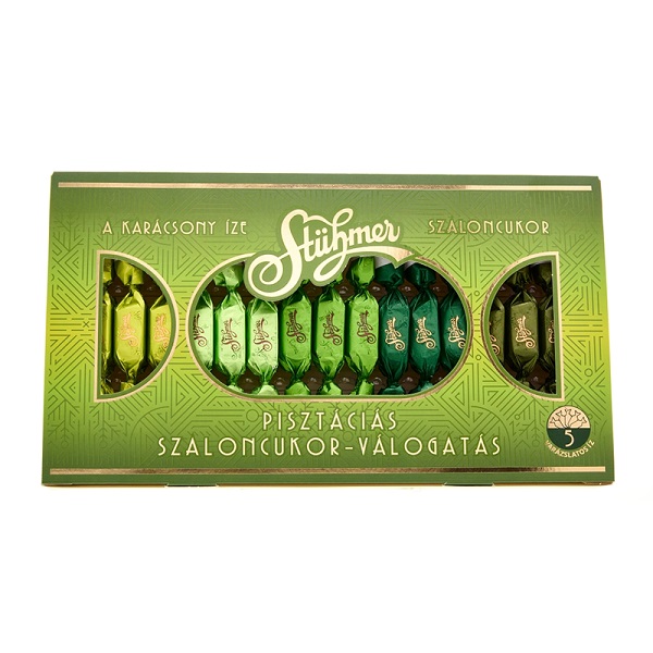 Stühmer PISTACHIO Christmas Candy Selection (Pisztáciás szaloncukor válogatás) 170 g