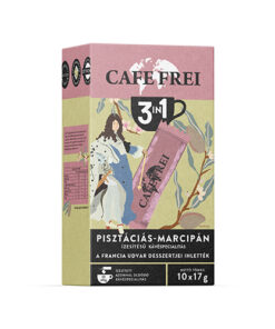 Cafe Frei - Pistachio-marzipan flavoured - 3in1 coffee (Pisztácia-marcipán ízesítésű - 3in1 kávé) 10x17g