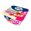Creamy cottage cheese dessert raspberry-cheesecake flavoured NO ADDED SUGAR (Málnás sajttorta ízű krémtúró hozzáadott cukor nélküli) 90g Milli 12/03