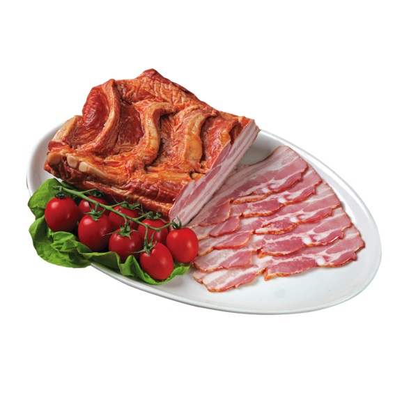 Smoked and cooked belly bacon (Füstölt-főtt császárszalonna) Palatin ~300g exp. 30/07/2026