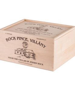Bock wooden crate for wines