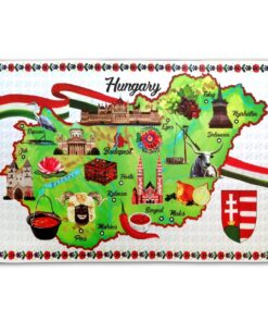 Coaster for plates – Hungary map (Tányér alátét)
