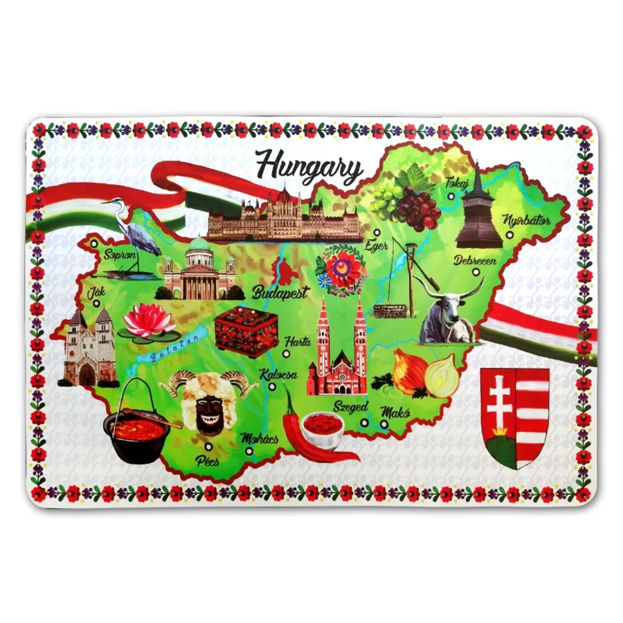 Coaster for plates – Hungary map (Tányér alátét)