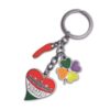 Keyring metal - clover-paprika-heart (Fém kulcstartó lóhere-paprika-szív)