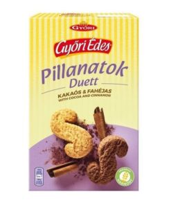 Cocoa-cinnamon biscuit (Pillanatok Duett kakaós fahéjas keksz), Győri Édes 220 g
